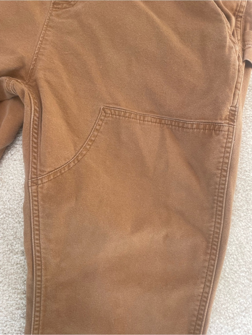 CARHARRT Ashland Bib Overalls OR6001 Brown S 4-6 - Picture 13 of 16